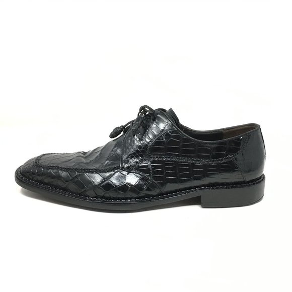 David Eden Oxfords Shoes Size 10 Black Crocodile main image 8